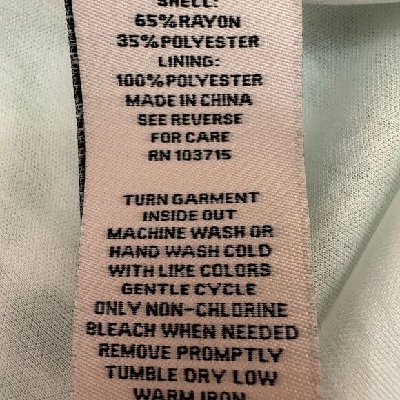 Nanette Lepore Green Print Palazzo Wide Leg Pant Size M - Picture 10 of 11